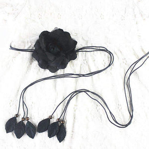 Planet Gates fashion flower string tassel women waist belts for dresses knot female ladies ceinture femme