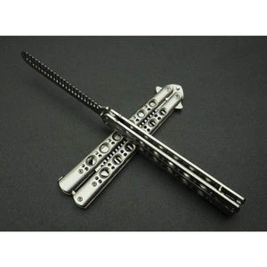 Planet Gates Fashion Folding Practice Butterfly Comb Stunning Metal Steel Trainer Training Tool for men Hair Styling Care Tool