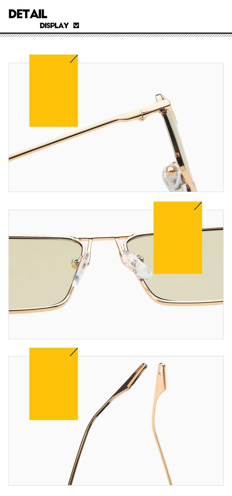 Planet Gates Fashion Green Metal Cat eye Sunglasses for Women Men Retro Small Black Pink Cateye Sun Glasses Female UV400 Square Shades