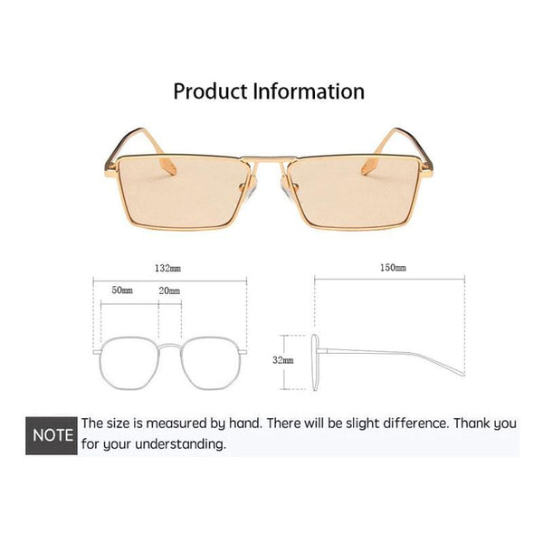 Planet Gates Fashion Green Metal Cat eye Sunglasses for Women Men Retro Small Black Pink Cateye Sun Glasses Female UV400 Square Shades