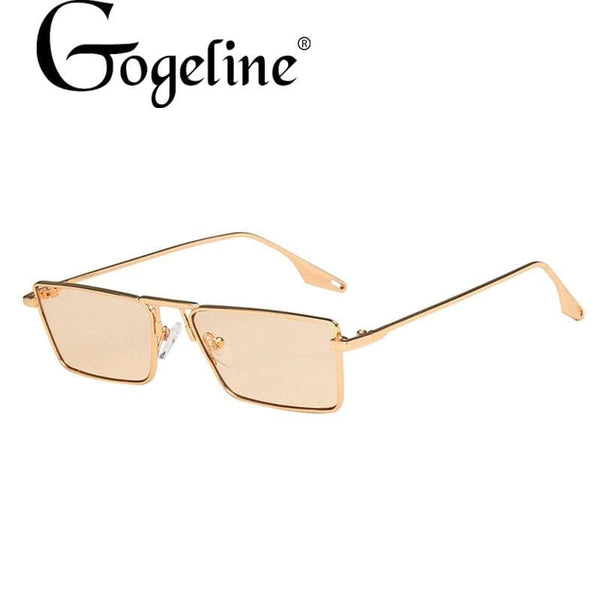 Planet Gates Fashion Green Metal Cat eye Sunglasses for Women Men Retro Small Black Pink Cateye Sun Glasses Female UV400 Square Shades