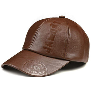 Planet Gates Fashion high quality men's leather caps hats casual men's baseball caps wholesale