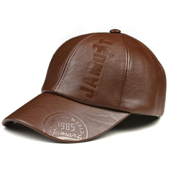Planet Gates Fashion high quality men's leather caps hats casual men's baseball caps wholesale