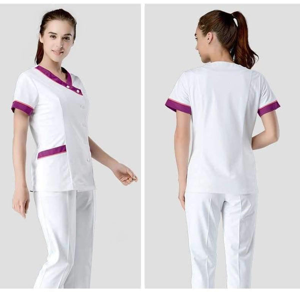Planet Gates Fashion Hospital Doctors Nurse Uniform Clothes Sets Beauty Salon Dental Clinic Workwear Suits Medical Gowns Lab Coat