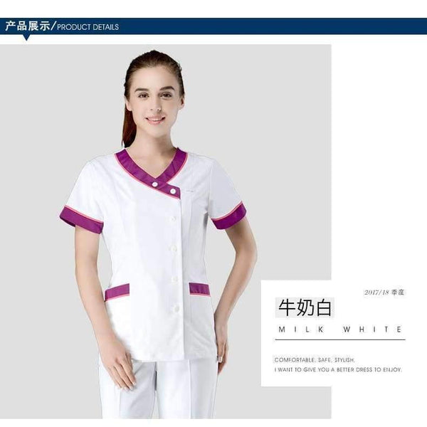 Planet Gates Fashion Hospital Doctors Nurse Uniform Clothes Sets Beauty Salon Dental Clinic Workwear Suits Medical Gowns Lab Coat