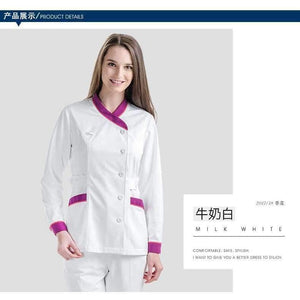 Planet Gates Fashion Hospital Doctors Nurse Uniform Clothes Sets Beauty Salon Dental Clinic Workwear Suits Medical Gowns Lab Coat
