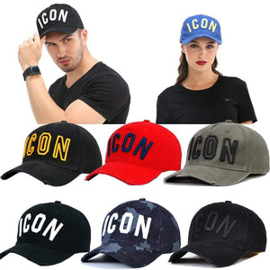 Planet Gates Fashion ICON Letter Cotton Mens Baseball Cap Women Snapback Hat DSQ Hat Dad Hat Cotton Bone Trucker Cap
