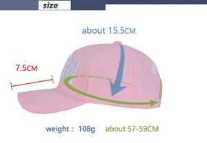 Planet Gates Fashion ICON Letter Cotton Mens Baseball Cap Women Snapback Hat Pink Hat Dad Hat Cotton Bone Trucker Cap