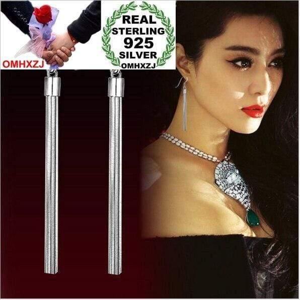 Planet Gates Fashion jewelry tassel Ears hang For woman 925 sterling silver pendants earrings YS57