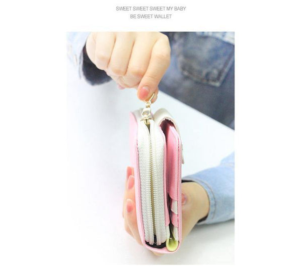 Planet Gates Fashion Ladies Purses Brand Wallet Women Long Zipper Coin Purse Women Wallets Pu Leather Card Holder Colorful Clutch Female