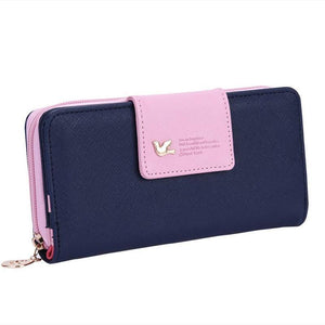 Planet Gates Fashion Ladies Purses Brand Wallet Women Long Zipper Coin Purse Women Wallets Pu Leather Card Holder Colorful Clutch Female