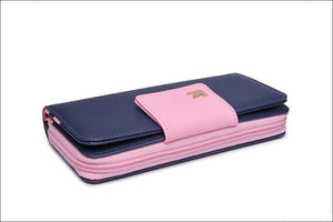 Planet Gates Fashion Ladies Purses Brand Wallet Women Long Zipper Coin Purse Women Wallets Pu Leather Card Holder Colorful Clutch Female