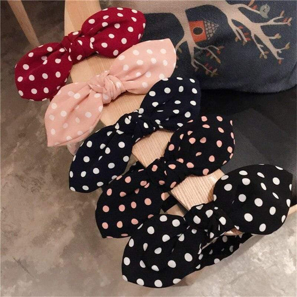 Fashion Lady Fabric Big Ribbon Hair Hoop Girls Bow Widened Headband Ornaments Hairbands For Women Headwear Hair Accessories