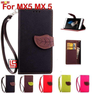 Planet Gates Fashion Leaf Clasp Buckle PU Leather Lether Flip Wallet Phone Case Cover For Meizu Miezu Meizy Mezu MX5 MX 5 Green