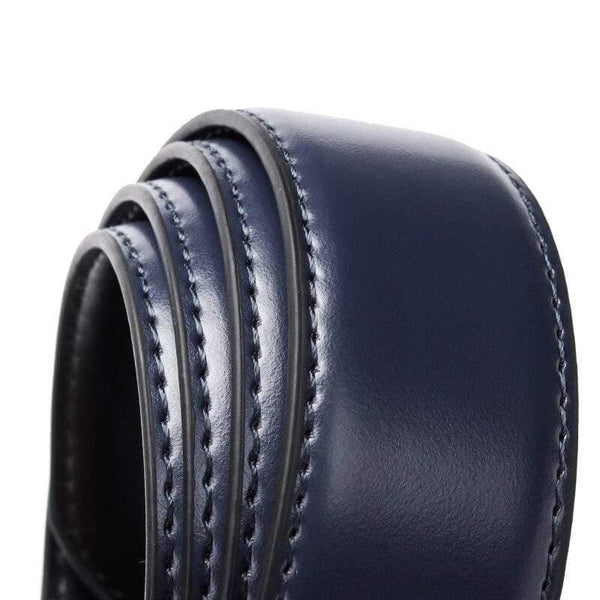 Fashion Male Reversible Leather Belt Men Business Trouser Belt Genuine Men Leather Belts For Jeans Blue Dark Brown Black
