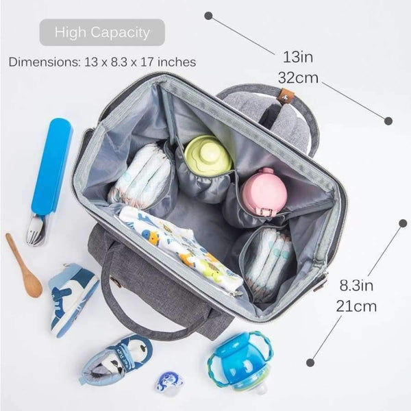 Planet Gates Fashion Maternity Bag Multi-function Diaper Bag Backpack Nappy Baby Bag with Stroller Straps for Baby Care