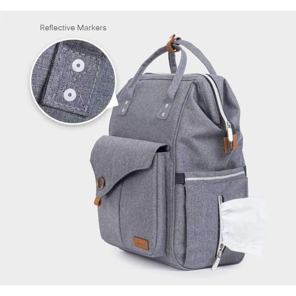 Planet Gates Fashion Maternity Bag Multi-function Diaper Bag Backpack Nappy Baby Bag with Stroller Straps for Baby Care