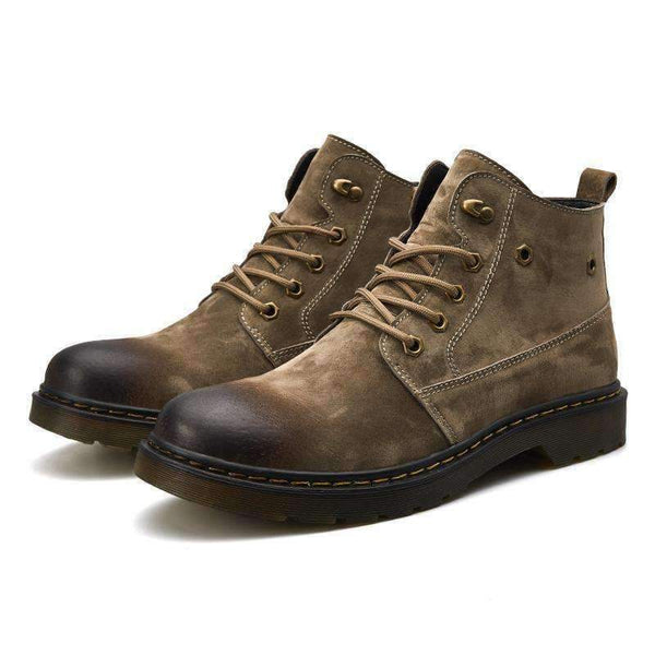 Planet Gates fashion men boots shoes Cow leather winter men boots snow boots outdoor High quality casual comfortable shoes Motorcycle boots 4