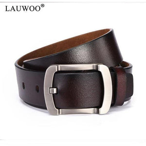 Planet Gates Fashion mens casual genuine leather belt High quality cowhide retro buckle belt new design Brown Belts free shipping