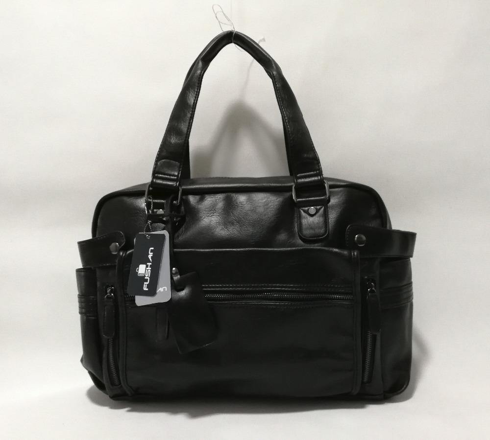 Planet Gates Fashion mens leather travel bag vintage duffle handbags large men business luggage bag with shoulder strap sac voyages