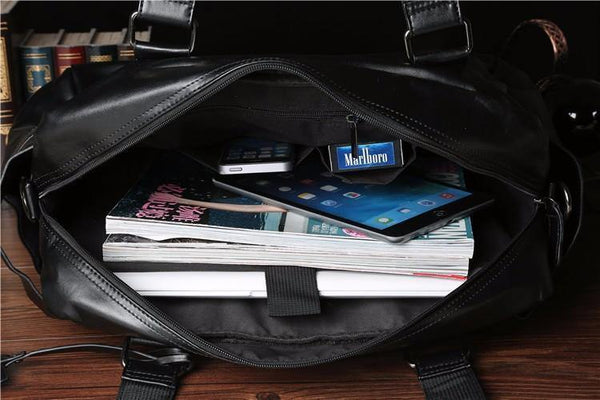 Planet Gates Fashion mens leather travel bag vintage duffle handbags large men business luggage bag with shoulder strap sac voyages