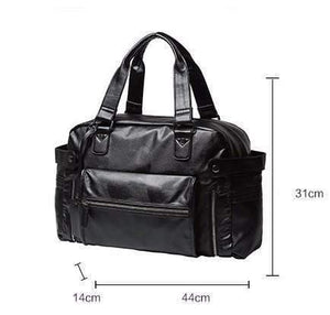 Planet Gates Fashion mens leather travel bag vintage duffle handbags large men business luggage bag with shoulder strap sac voyages