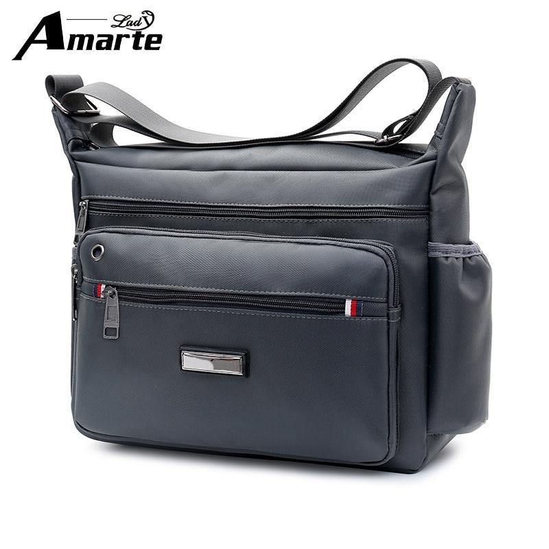 Planet Gates Fashion Mens Shoulder Bags High Quality Oxford Casual Messenger Bag Business Men's Travel Bags