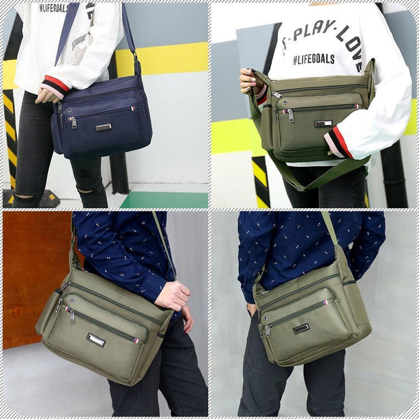 Planet Gates Fashion Mens Shoulder Bags High Quality Oxford Casual Messenger Bag Business Men's Travel Bags
