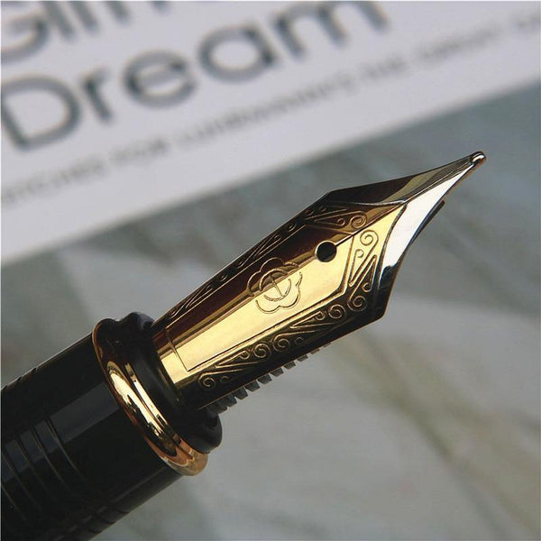 Planet Gates Fashion new style Dark grey ink pen Office and learning luxury writing metal pen