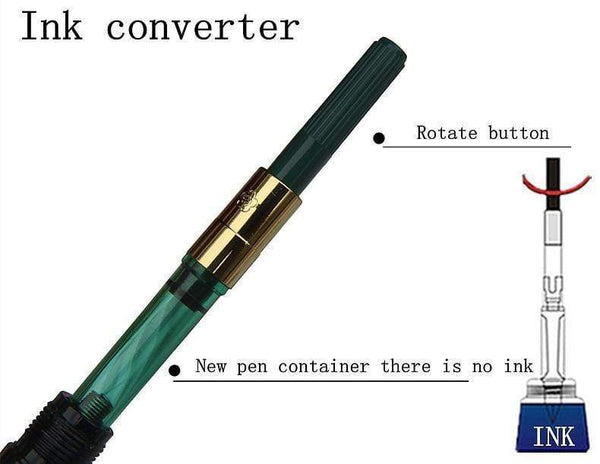 Planet Gates Fashion new style Dark grey ink pen Office and learning luxury writing metal pen