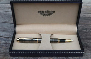 Planet Gates Fashion new style Dark grey ink pen Office and learning luxury writing metal pen