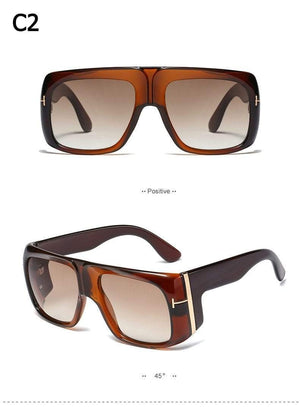 Planet Gates Fashion Oversized Shield GINO Style Gradient Sunglasses Cool Men T Metal Gradient Sun Glasses Oculos De Sol 95208