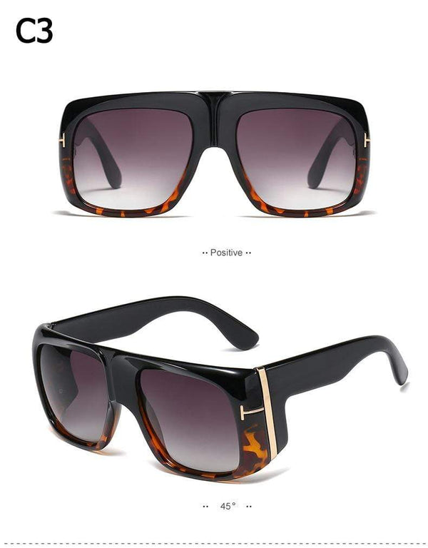 Planet Gates Fashion Oversized Shield GINO Style Gradient Sunglasses Cool Men T Metal Gradient Sun Glasses Oculos De Sol 95208