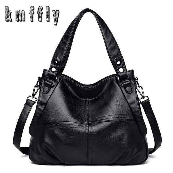 Fashion Patchwork leather bags for women 2019 Luxury handbags women bags designer leather handbag ladies shoulder messenger bags