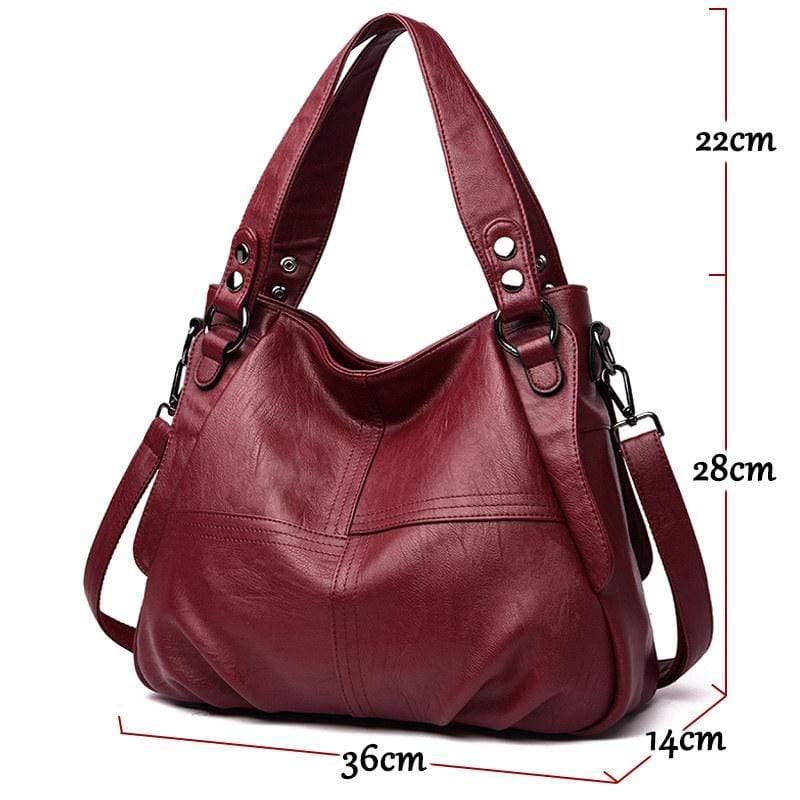 Fashion Patchwork leather bags for women 2019 Luxury handbags women bags designer leather handbag ladies shoulder messenger bags