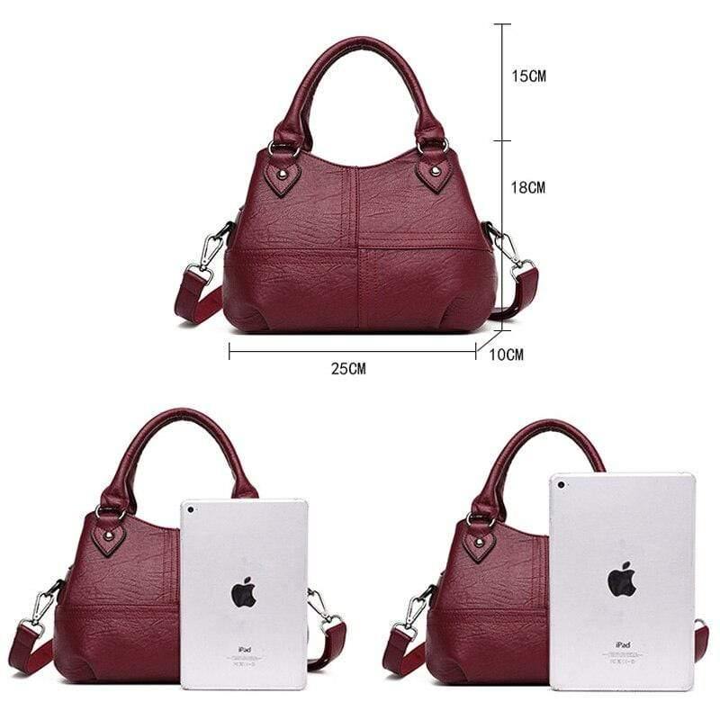 Fashion Patchwork Sheepskin Shoulder Crossbody Bags Ladies Leather Women Bags Women Leather