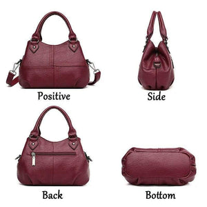 Fashion Patchwork Sheepskin Shoulder Crossbody Bags Ladies Leather Women Bags Women Leather