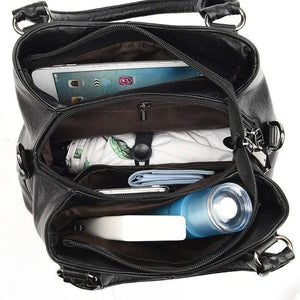 Fashion Patchwork Sheepskin Shoulder Crossbody Bags Ladies Leather Women Bags Women Leather