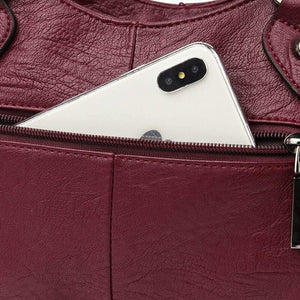 Fashion Patchwork Sheepskin Shoulder Crossbody Bags Ladies Leather Women Bags Women Leather