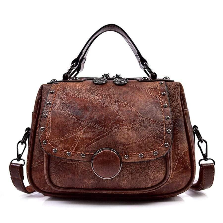 Fashion PU Leather Crossbody Bag Women's Handbag Ladies Shoulder Bags Rivet Female Messenger