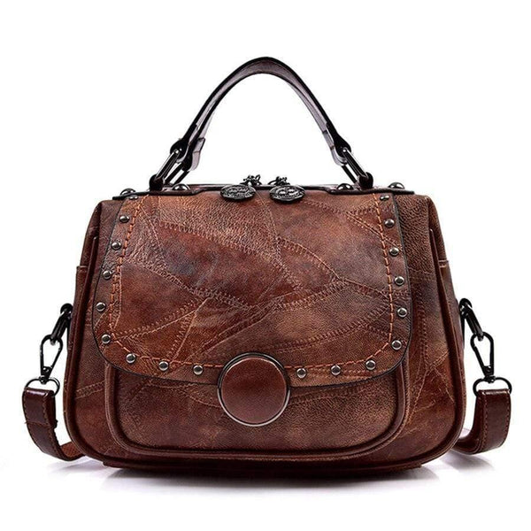 Fashion PU Leather Crossbody Bag Women's Handbag Ladies Shoulder Bags Rivet Female Messenger