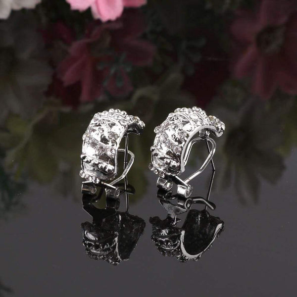 Planet Gates Fashion Silver Plated Jewelry Sets Crystal African Beads Necklace Earrings Ring Bracelet Set For Women