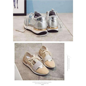 Planet Gates Fashion Sneakers for Women Flat Casual Shoes Breathable Mesh Shoes Brand Women's Flats YX001