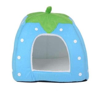 Planet Gates Fashion Soft Dog House,Strawberry Shape,Lovely Dog Bed,Warm Corduroy Cute Cat House,Pet Bed For Cat And Small Dogs