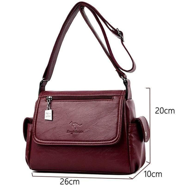 Fashion Soft Leather Luxury Handbags Women Bags Designer Multi-pocket Crossbody Shoulder Bags