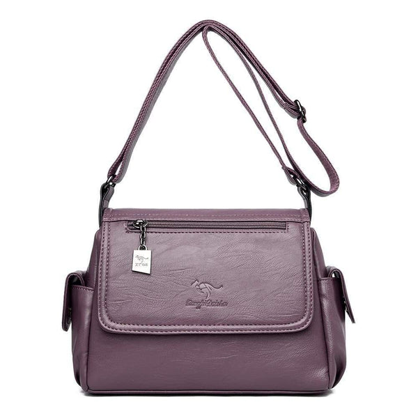 Fashion Soft Leather Luxury Handbags Women Bags Designer Multi-pocket Crossbody Shoulder Bags