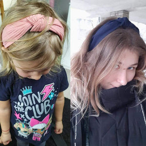 Fashion Solid Color Hair Bands For Women Cross Knot Bow White Side Headband Girl Sport Face Wash Hair Accessories FG078