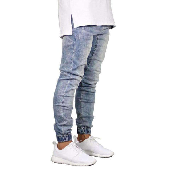 Planet Gates Модни разтегливи мъжки дънки Denim Jogger Design хип-хоп джогери за мъже Y5036
