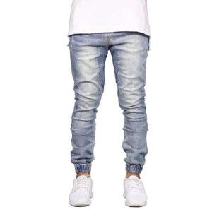 Planet Gates Модни разтегливи мъжки дънки Denim Jogger Design хип-хоп джогери за мъже Y5036