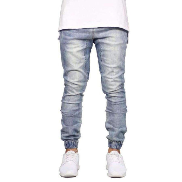 Planet Gates Модни разтегливи мъжки дънки Denim Jogger Design хип-хоп джогери за мъже Y5036